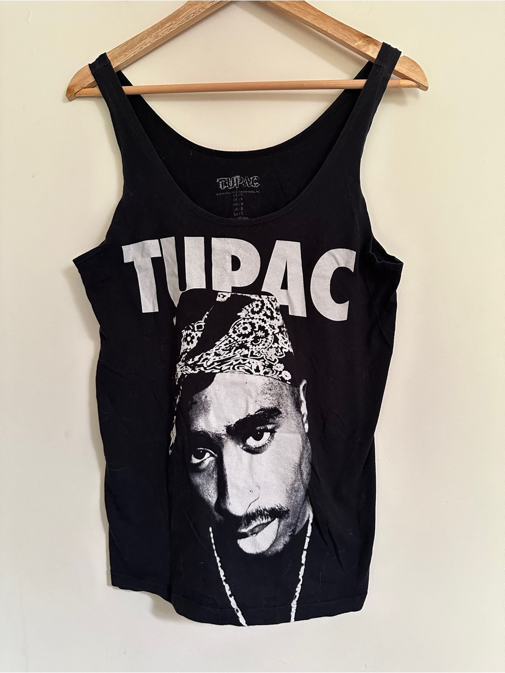 Tupac Shakur Graphic Tank Top